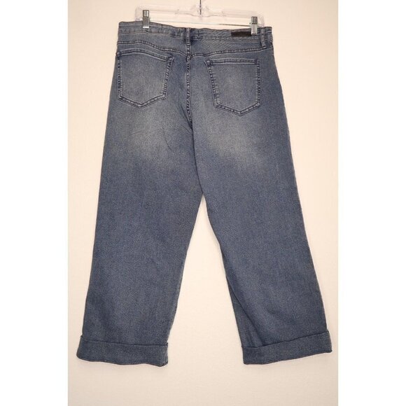 Social Standard by Sanctuary Jeans Denim Capri High Rise Blue Women's 14 EUC - Picture 7 of 12